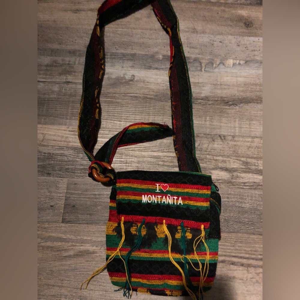 Ecuador Bob Marley cross body purse